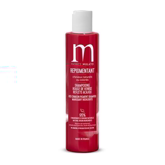 Shampooing repigmentant cheveux naturels ou colorés rouge de Venise