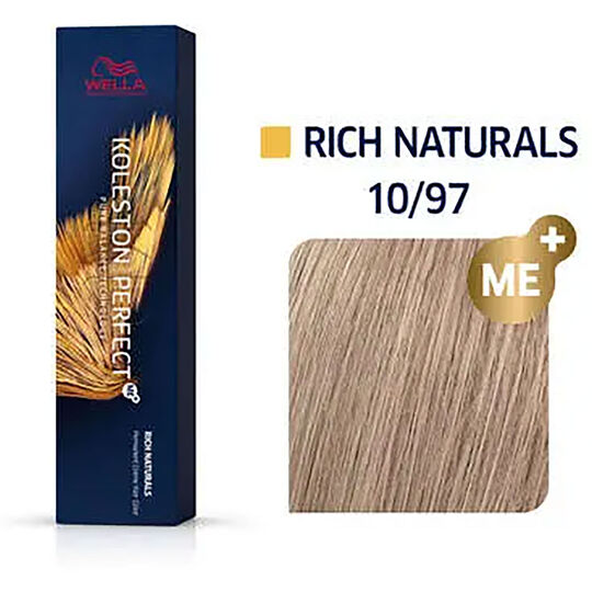 Coloration permanente Koleston Perfect Me+ 10/97 blond super clair fum&eacute; marron
