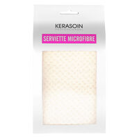 Serviette microfibre blanc cr&egrave;me