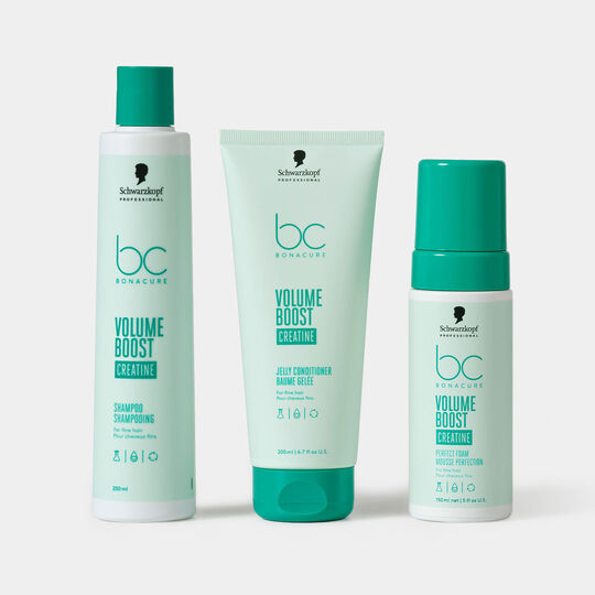 Mousse perfection pour cheveux fins BC Volume Boost