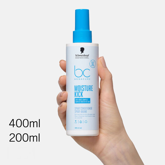 Spray-baume hydratant cheveux normaux &agrave; secs BC Moisture Kick 200 ml