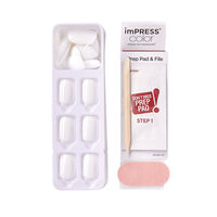 Faux ongles impress color frosting,  Faux ongles impress color frosting
