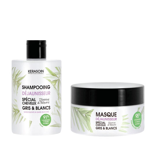 Rituel nature d&eacute;jaunisseur cheveux blancs ou blonds