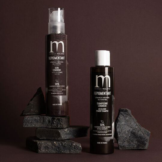 Shampooing repigmentant cheveux naturels ou colorés cendreur