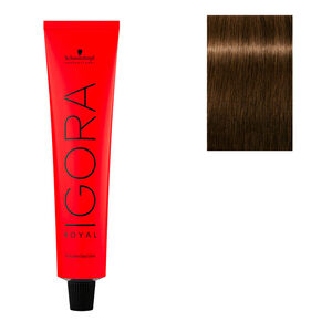 Coloration permanente Igora Royal 5-5 châtain clair doré