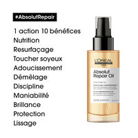 Huile 10 en 1 pour cheveux normaux à sensibilisés Absolut Repair 90 ml,  Huile 10 en 1 pour cheveux normaux à sensibilisés Absolut Repair 90 ml