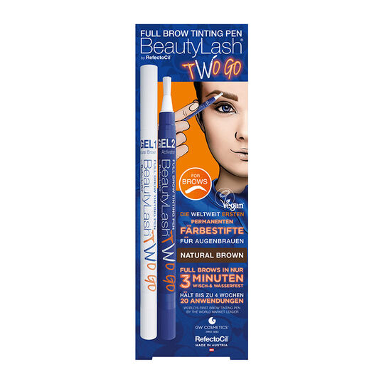 Stylo coloration des sourcils brun naturel