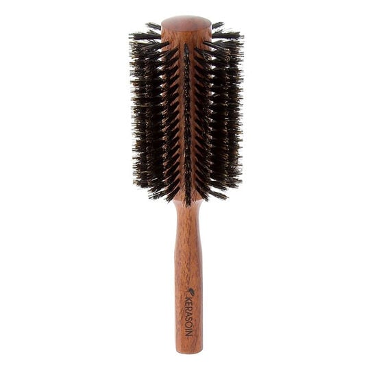 Brosse brushing bois et poils de sanglier 55mm,  Brosse brushing bois et poils de sanglier 55mm