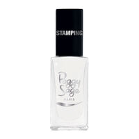 Vernis &agrave; ongles stamping Peggy sage blanc