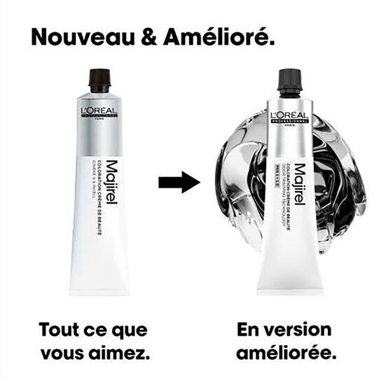 Coloration cr&egrave;me de beaut&eacute; Majirel 7.12 blond cendr&eacute; iris&eacute;