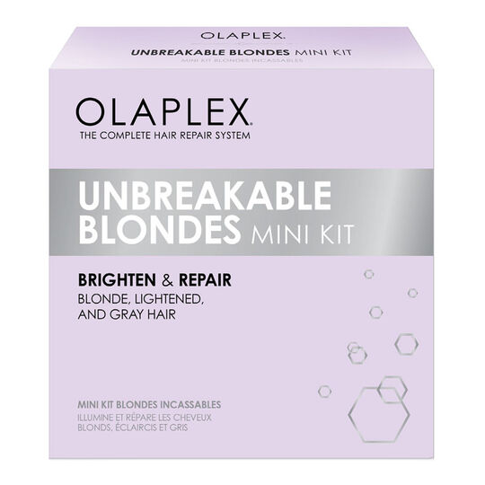 Mini kit pour cheveux blonds incassables