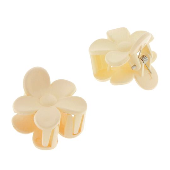 2 Petites pinces &agrave; fleurs &eacute;crue