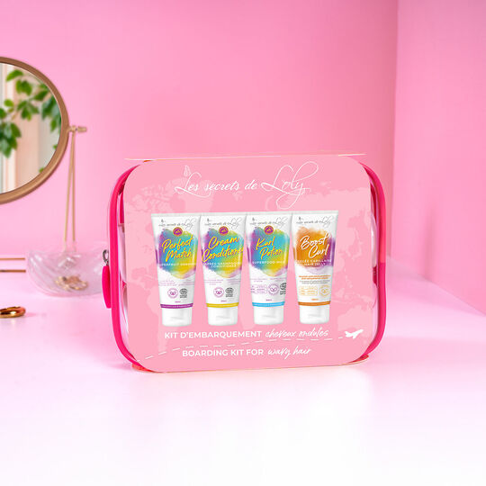 Kit d'embarquement cheveux ondul&eacute;s
