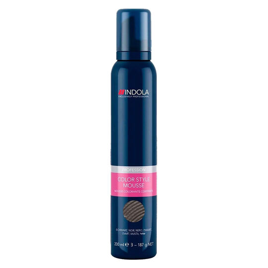 Mousse colorante noir profond
