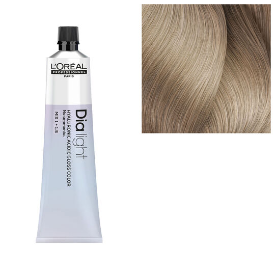 Coloration ton sur ton Dia light Hyaluronic 10.23 milkshake perl&eacute;