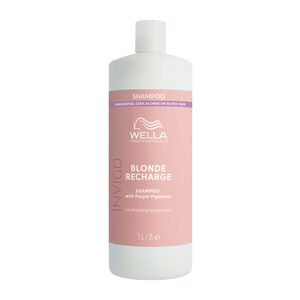 Shampooing raviveur de couleur blond froid Invigo Blonde Recharge 1000ml,  Shampooing raviveur de couleur blond froid Invigo Blonde Recharge 1000ml