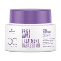 Masque lissant pour cheveux indisciplin&eacute;s BC Frizz Away