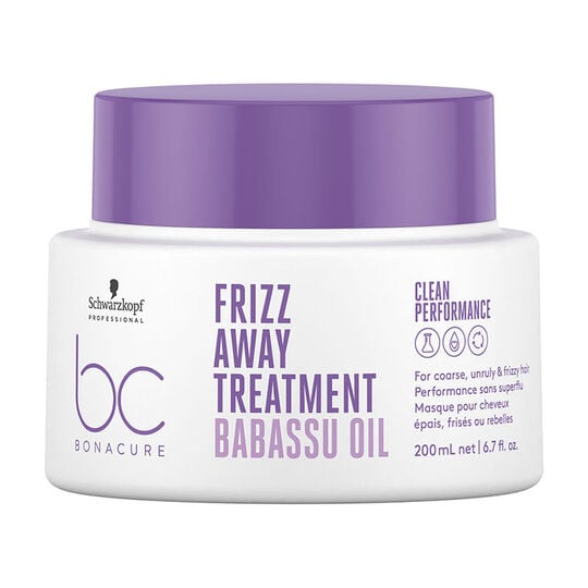 Masque lissant pour cheveux indisciplin&eacute;s BC Frizz Away