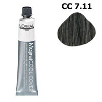 Coloration neutralisante Majirel Cool Cover 7.11 blond cendr&eacute; profond