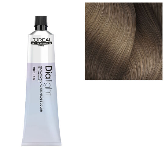 Coloration ton sur ton Dia light Hyaluronic 8.28 milkshake iris&eacute; mocca
