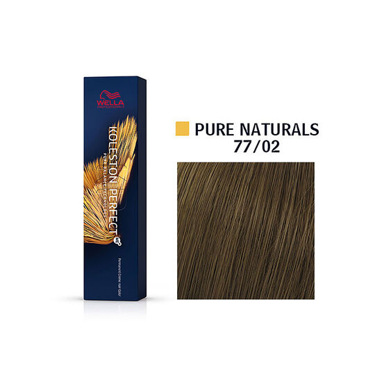 Coloration permanente Koleston Perfect Me+ 77/02 blond intense naturel mat