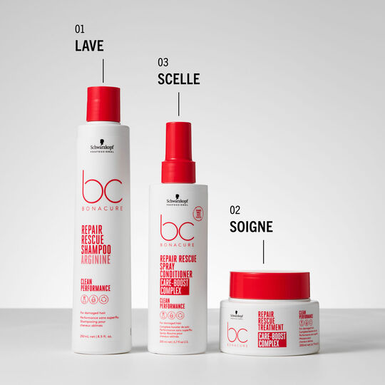 Masque pour cheveux ab&icirc;m&eacute;s BC Repair Rescue 500ml