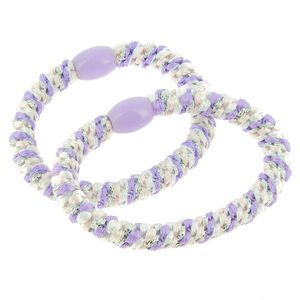 &Eacute;lastiques tiss&eacute;s sans m&eacute;tal lilas