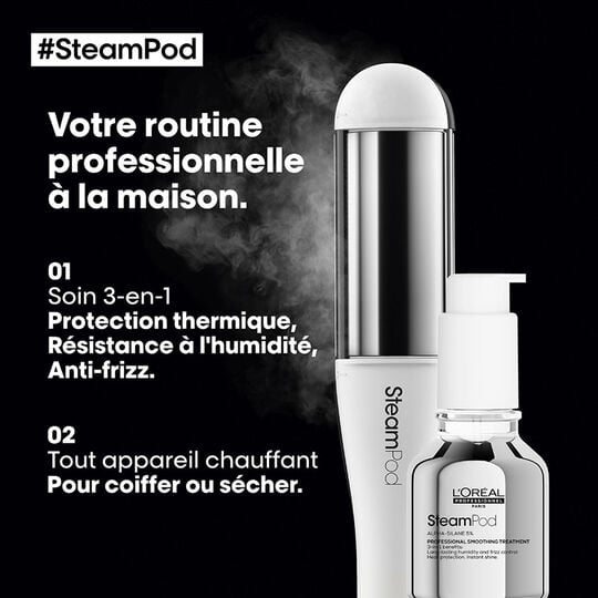 Soin lissant professionnel 3-en-1 SteamPod