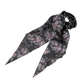 Chouchou foulard bandana noir
