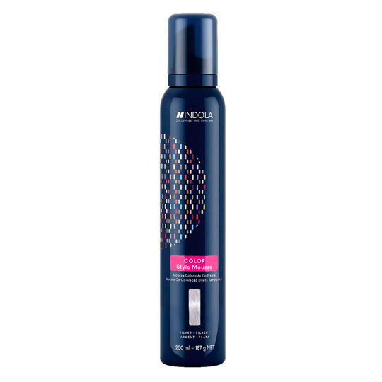 Mousse colorante argent