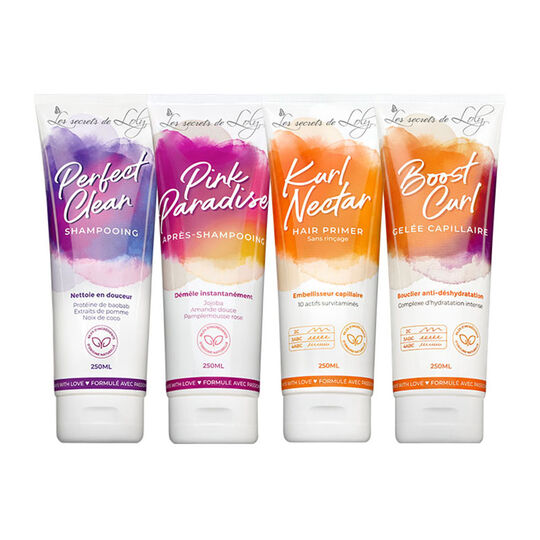 Rituel pour cheveux boucl&eacute;s &eacute;pais