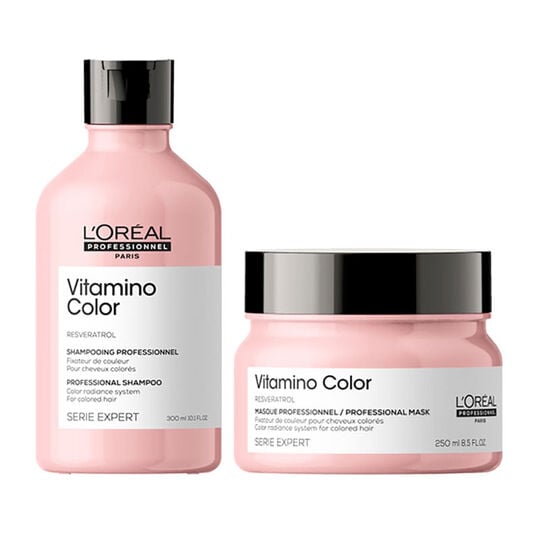 Duo rituel cheveux color&eacute;s Vitamino Color