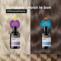Shampooing neutralisant pour cheveux bruns Chroma Cr&egrave;me bleu