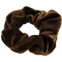 Chouchou velours marron