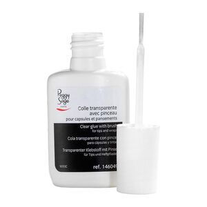 Colle transparente pour capsules et pansements avec pinceau 14,17g