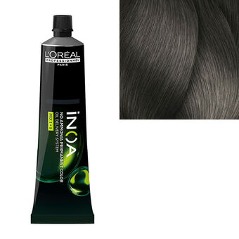 Coloration sans ammoniaque Inoa 7.17 blond cendré mat