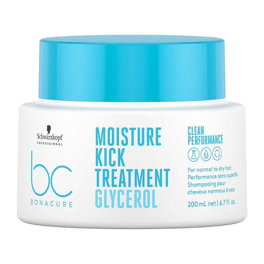 Masque hydratant cheveux normaux &agrave; secs ou boucl&eacute;s BC Moisture Kick 200ml