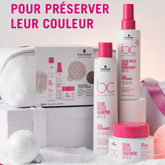Trousse rituel cheveux colorés BC Color Freeze