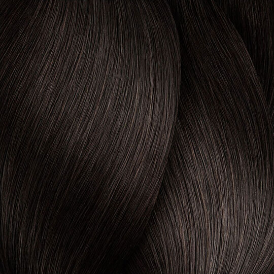 Inoa Coloration sans ammoniaque 5.18 ch&acirc;tain clair cendr&eacute; mocca
