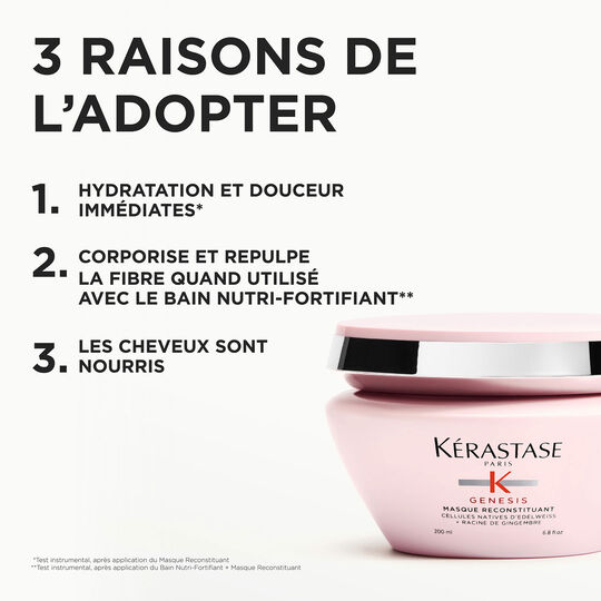 Duo r&eacute;paration cheveux &eacute;pais Genesis