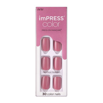 Faux ongles impress color petal pink