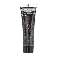 Gel holographique à grosses paillettes Moon Glitter noir