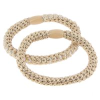 &Eacute;lastiques tiss&eacute;s sans m&eacute;tal dor&eacute;