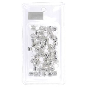 Anneaux bijoux cheveux argenté petit modèle,  Anneaux bijoux cheveux argenté petit modèle
