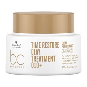 Masque argile renfor&ccedil;ateur cheveux matures et fragilis&eacute;s BC Time Restore 200 ml