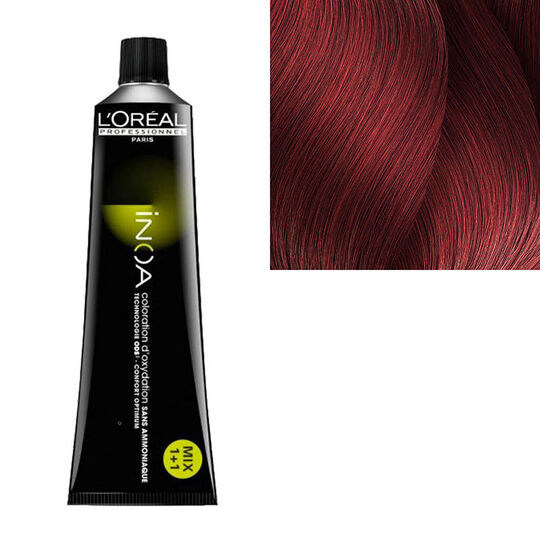 Inoa Coloration sans ammoniaque 6.66 blond fonc&eacute; rouge profond