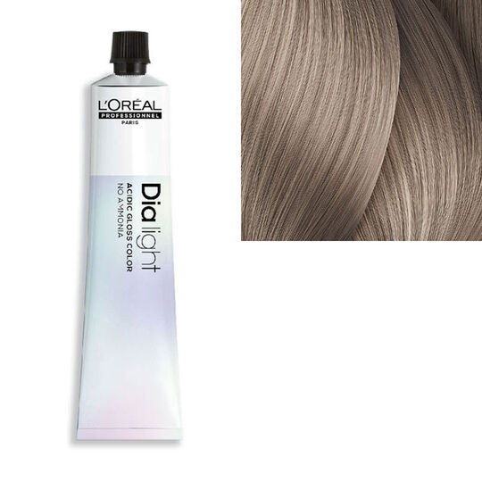 Coloration ton sur ton Dialight 9.82 milkshake blond tr&egrave;s clair moka iris&eacute;