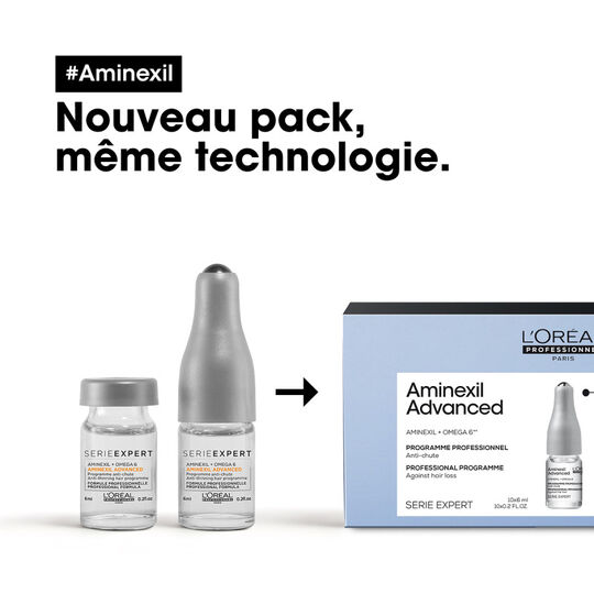 Traitement anti-chute Aminexil 42 ampoules de 6ml