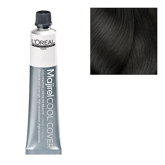 Coloration neutralisante Majirel Cool Cover 5.1 ch&acirc;tain cendr&eacute;