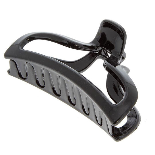 Pince &agrave; cheveux ajour&eacute;e noir